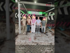 Teknisi kami memasang mesin cuci mobil untuk klien di Liyadh Arab Saudi!