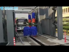 Kolon 6 sikat drive melalui mesin cuci rollover tekanan tinggi