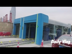 Kolon mesin cuci mobil terowongan konveyor ganda selesai instalasi!