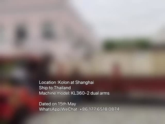 Kolon KL360-2 dua lengan tanpa sentuhan mesin cuci mobil pengiriman ke Thailand!