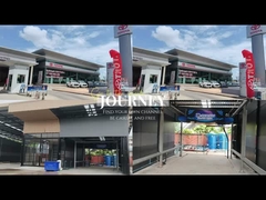 Teknisi Kolon telah memasang mesin cuci mobil model KL-360plus di pompa bensin di Thailand!