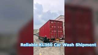 Pengiriman kolon 2 unit mesin cuci mobil model Kl360-1 dan pengiriman pelembut air ke Bulgaria!