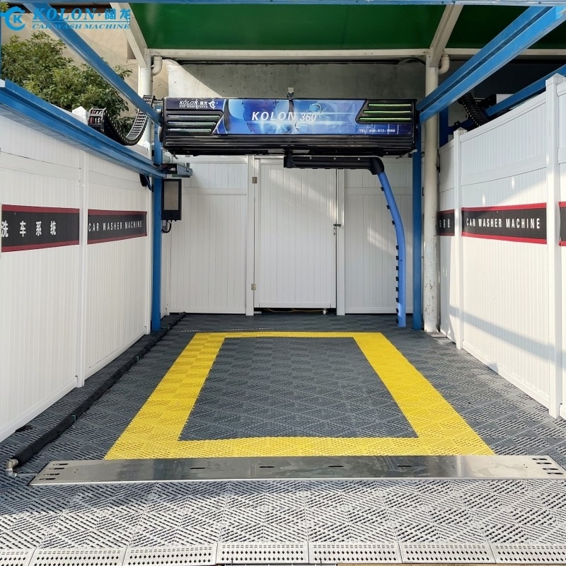 Menghemat tenaga kerja Otomatis tanpa sentuh Mesin cuci mobil KL360-1 15kw Pompa air 12kw Air Dryer