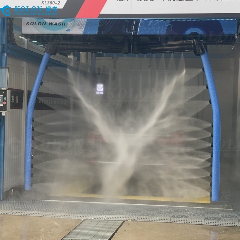 Mesin cuci mobil otomatis tanpa sikat tanpa sentuh KL360-2 15kw Pompa air 12kw Air Dryer