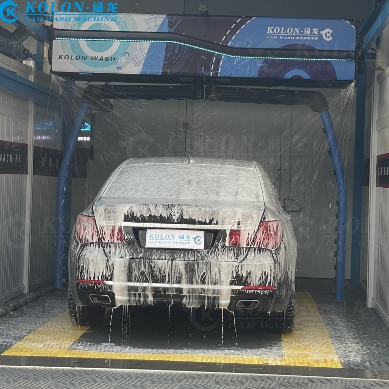 Mesin cuci mobil otomatis tanpa sikat tanpa sentuh KL360-2 15kw Pompa air 12kw Air Dryer