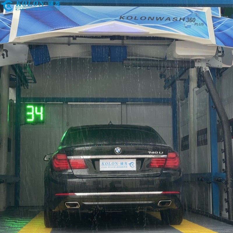 Mesin cuci mobil otomatis tanpa sentuhan Peralatan KL-360 PLUS 22kw Pompa air 22kw Fan