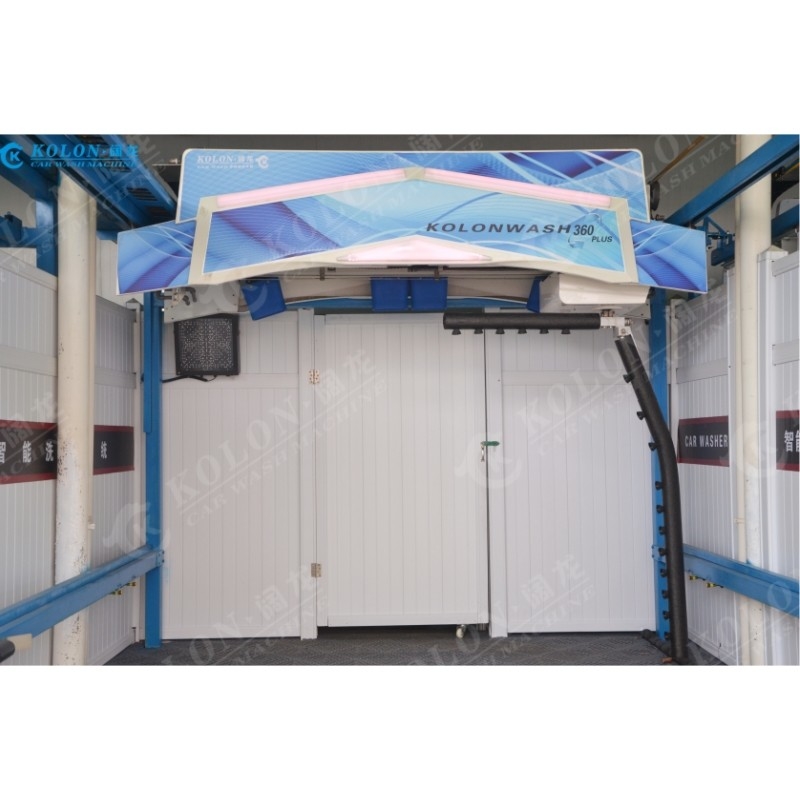 Mesin cuci mobil otomatis tanpa sentuhan Peralatan KL-360 PLUS 22kw Pompa air 22kw Fan