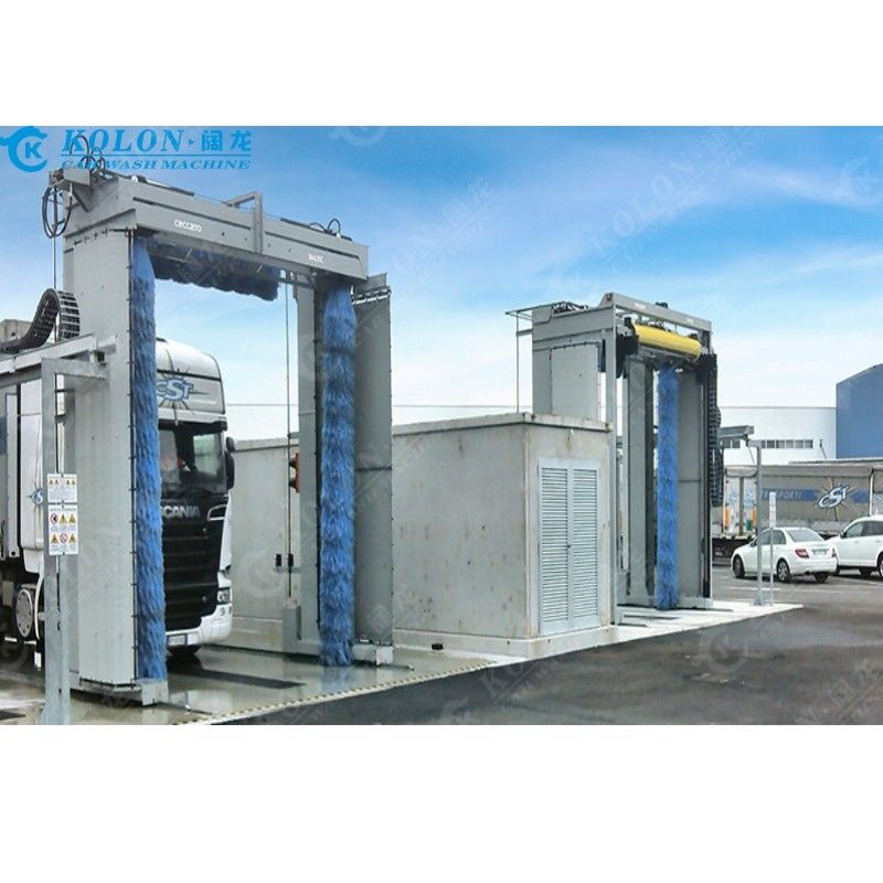 KL-RBUS Roll-Over Gantry Mesin Cuci Bus Otomatis Hot-Dip Galvanis Bersertifikat CE