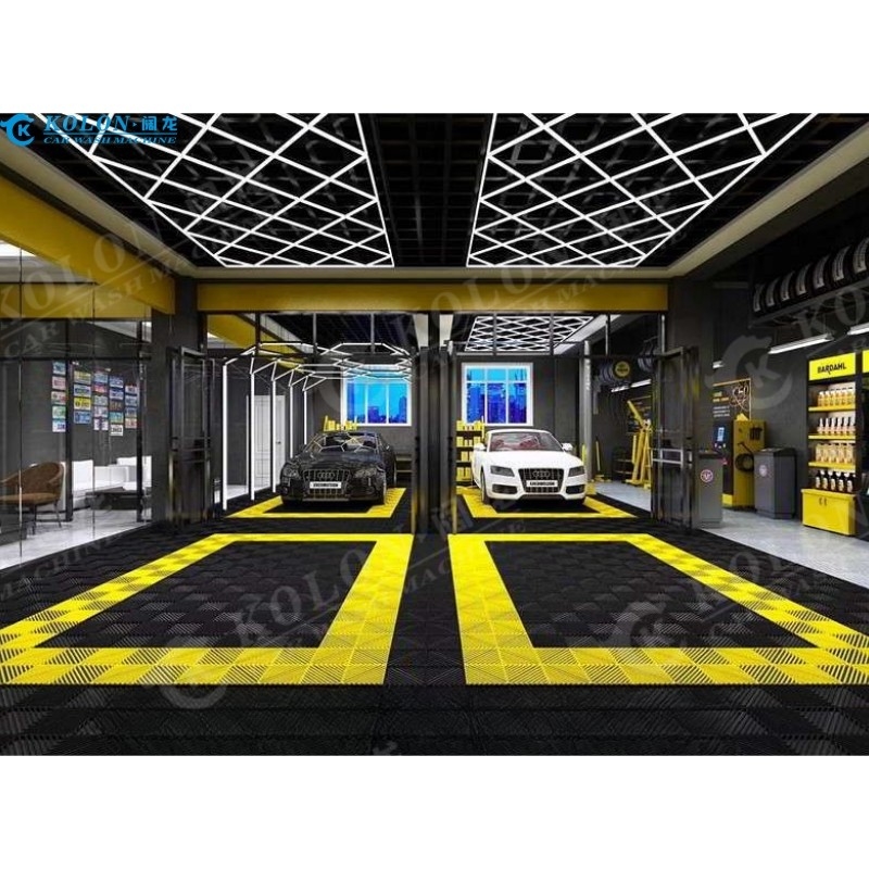 Plastik PP Interlocking Garage Floor Tile 2,0cm 3,0cm 4,0cm 5,0cm 6,0cm