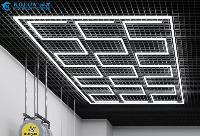 Ceiling Detail Lampu LED Untuk Auto Show Komersial Lampu Kerja Garasi LED