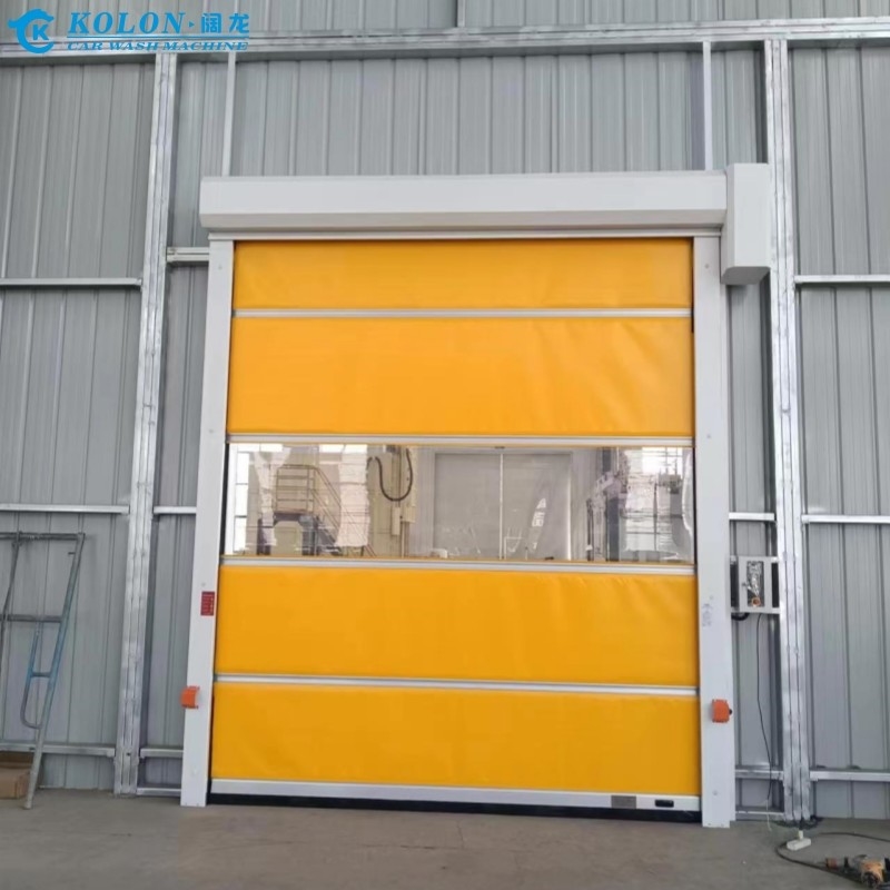 Pintu bergulir otomatis Pintu garasi listrik remote control villa stainless steel pintu bergulir