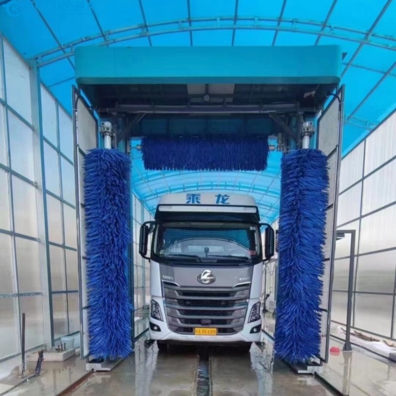 Sistem Cuci Bus Listrik Menghemat Air Dengan Konsumsi Air 80L/Mobil Dengan Kontrol PLC