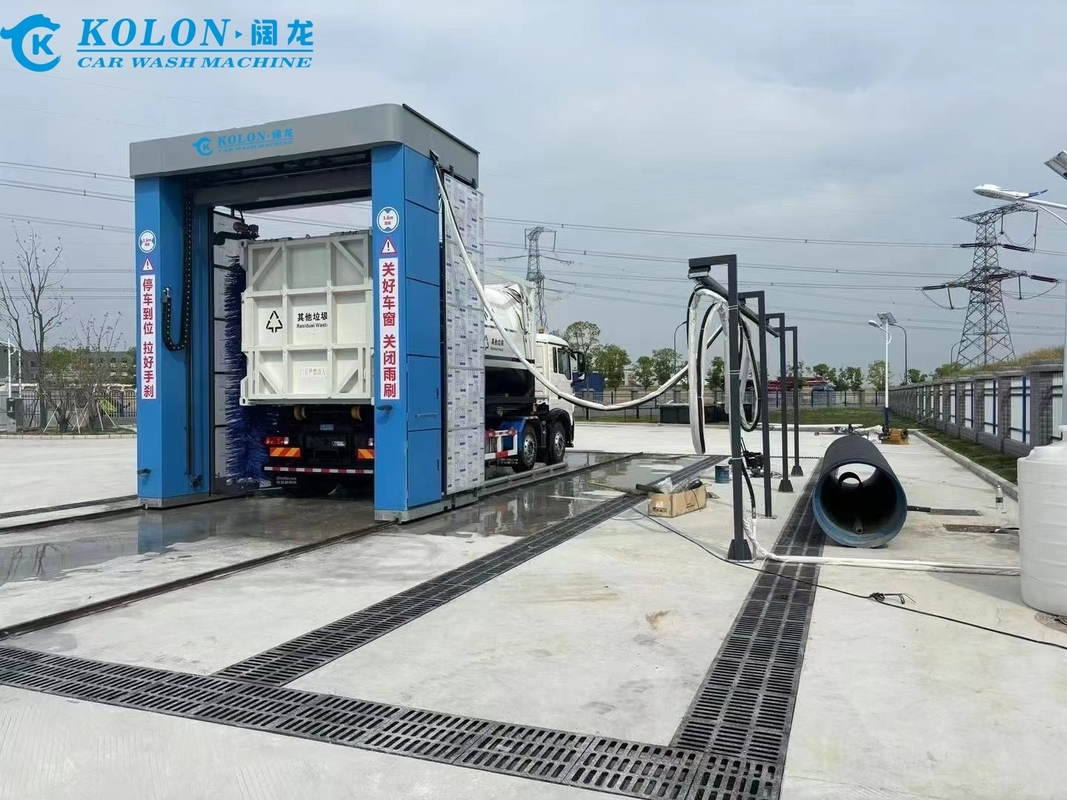 Mesin cuci bus hemat air KL-EN1 dengan waktu cuci 3-5 menit dan daya 67 kW