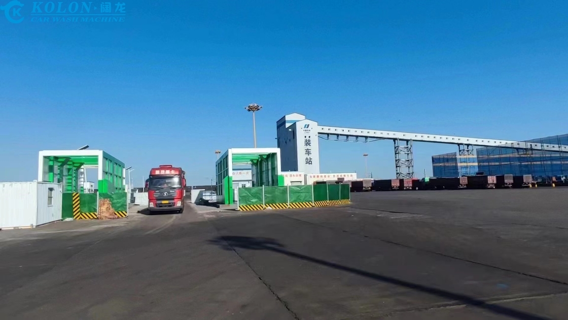 Mesin cuci bus listrik dengan waktu cuci 3-5 menit/mobil