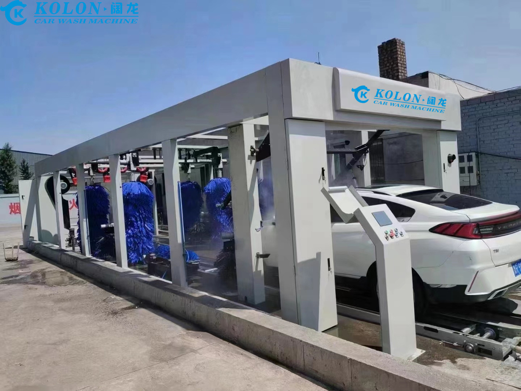 Pasokan air DN25mm/Rata aliran air≥80L/menit Peralatan terowongan cuci mobil untuk pembersihan