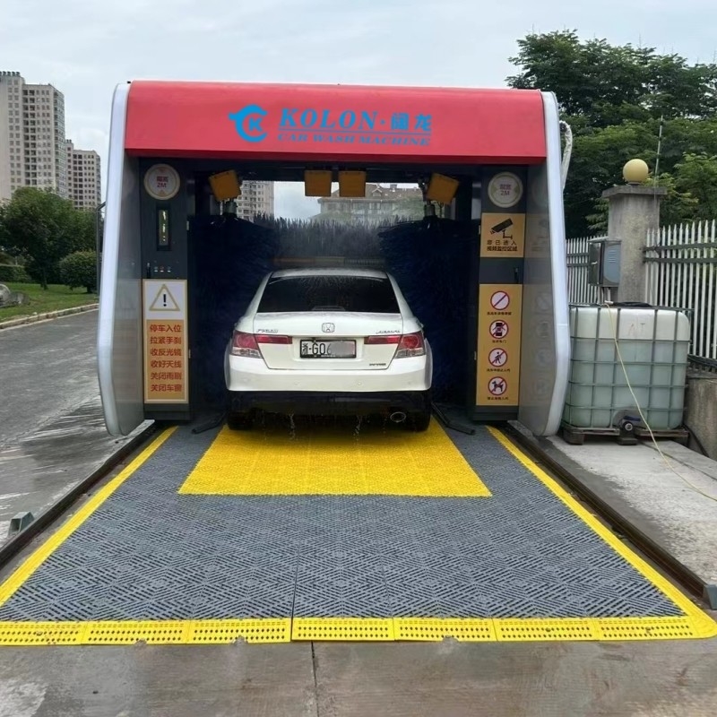 KOLON Sistem Penyemprotan Air Mesin Cuci Mobil Rollover Stainless Steel Cuci 15 Mobil Per Jam