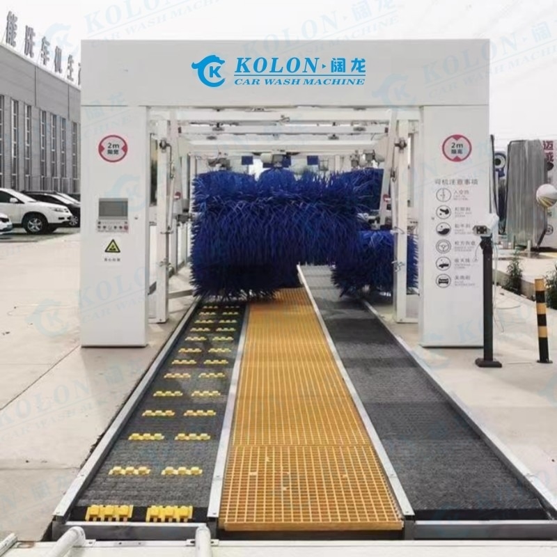 380V/50HZ/3 Fase Otomatis Tunnel Mesin Cuci Mobil dengan 80 Liter Per Mobil Konsumsi Air