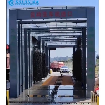 Kolon teknik truk & bus sikat mesin cuci / peralatan cuci truk